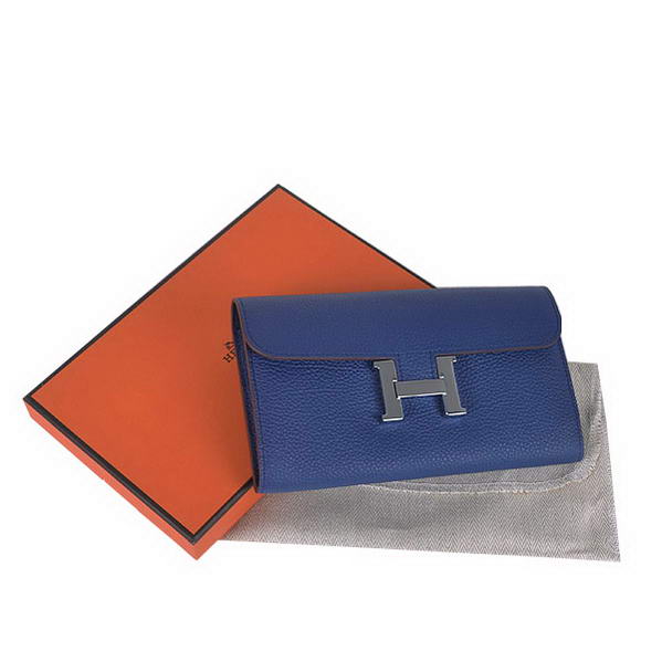 Cheap Fake Hot products Hermes Constance Long Wallets Royalblue Calfskin Le - Click Image to Close